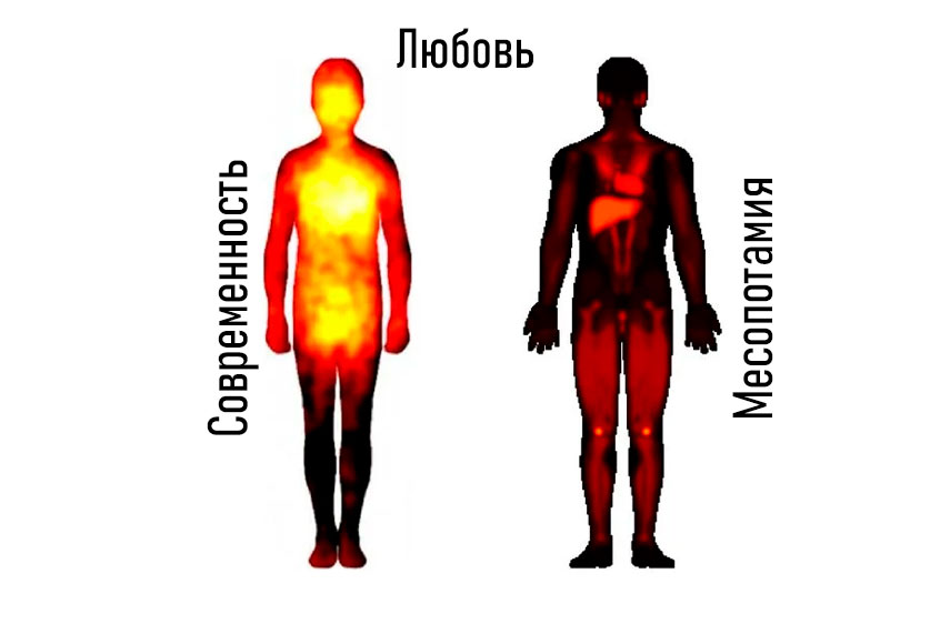 Древние месопотамцы ощущали гнев в ногах, а любовь - в коленях 2 месопотам