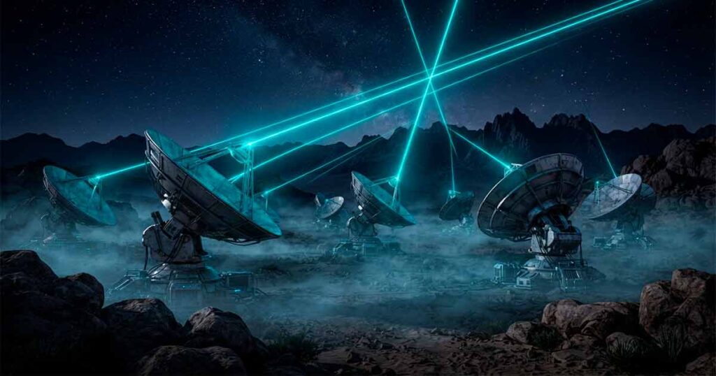 Радиотелескоп ALMA сканирует космос в поисках сигналов инопланетян