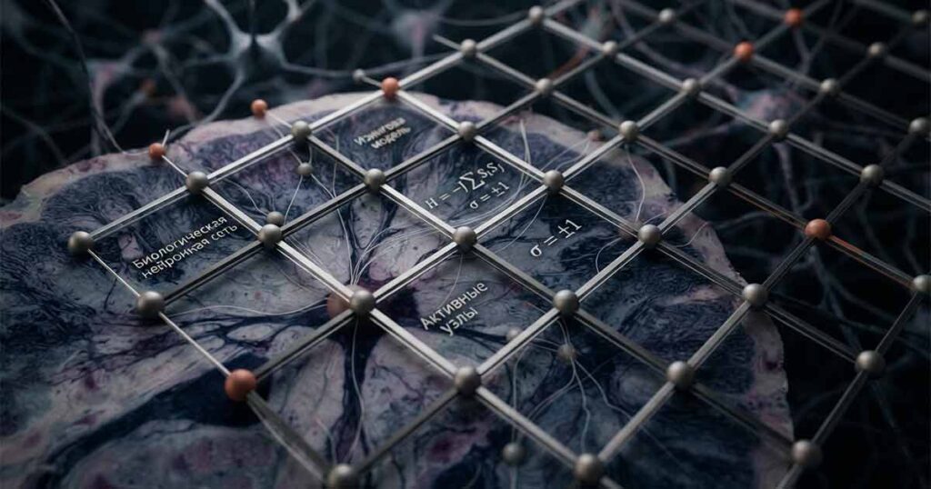 Физика мозга и расширенная теория среднего поля для понимания активности нейронов 7 Абстрактная визуализация активности нейронов и теории среднего поля в мозге
