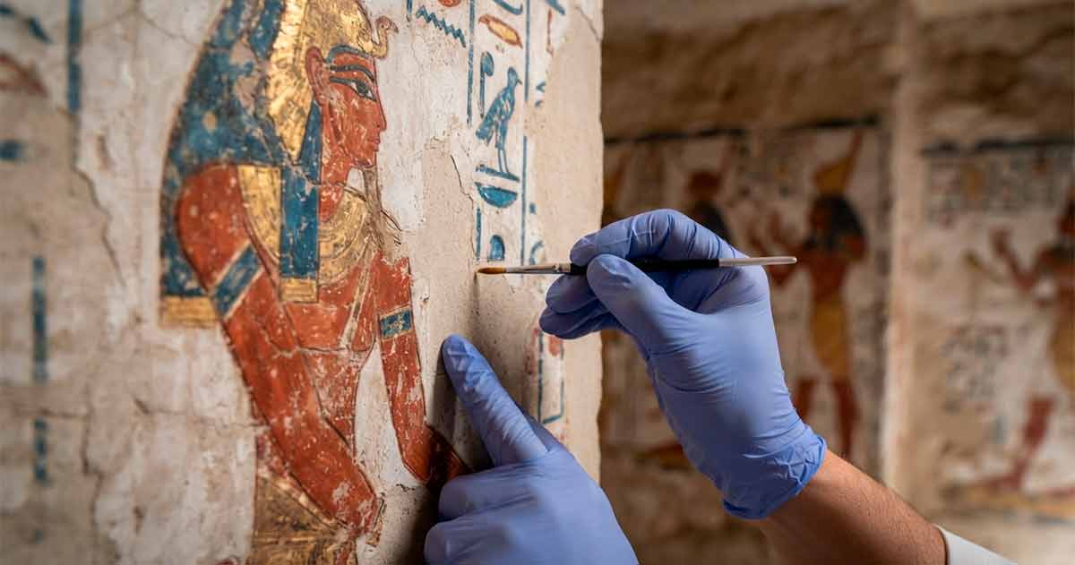 Химический состав и ингредиенты красок Древнего Египта