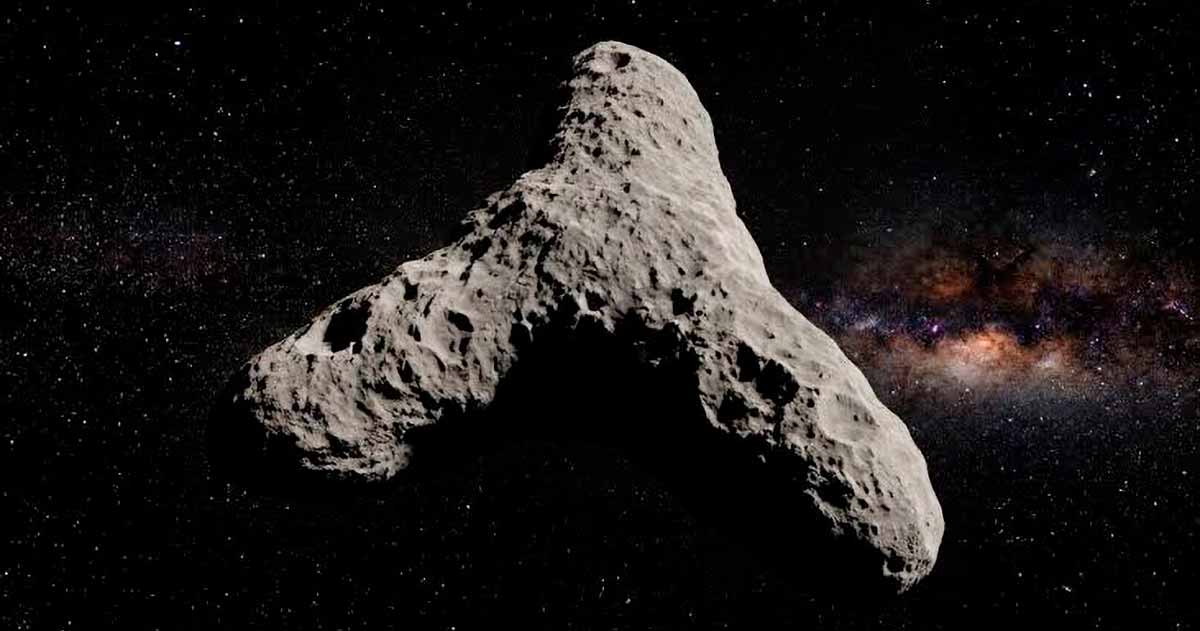 Редкая трехлопастная структура астероида Ниса ставит под сомнение модели его формирования