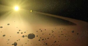 10-летняя тайна KIC 8462852: звезда Табби и 21-часовой транзит 1 Художественная иллюстрация системы, где звезда Табби имеет скрытого компаньона