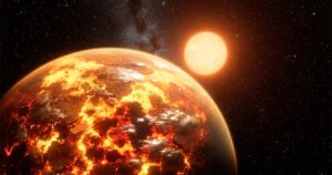 Экзопланета HD 3167 b с признаками атмосферы раскрывает тайны экзопланет и юной Земли 1 Раскаленная каменистая экзопланета HD 3167 b с лавовой поверхностью и слоем атмосферы