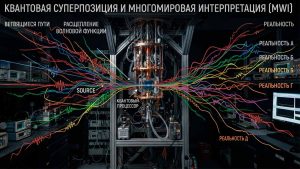 Квантовая мультивселенная и расщепление реальности по уравнению Шрёдингера.